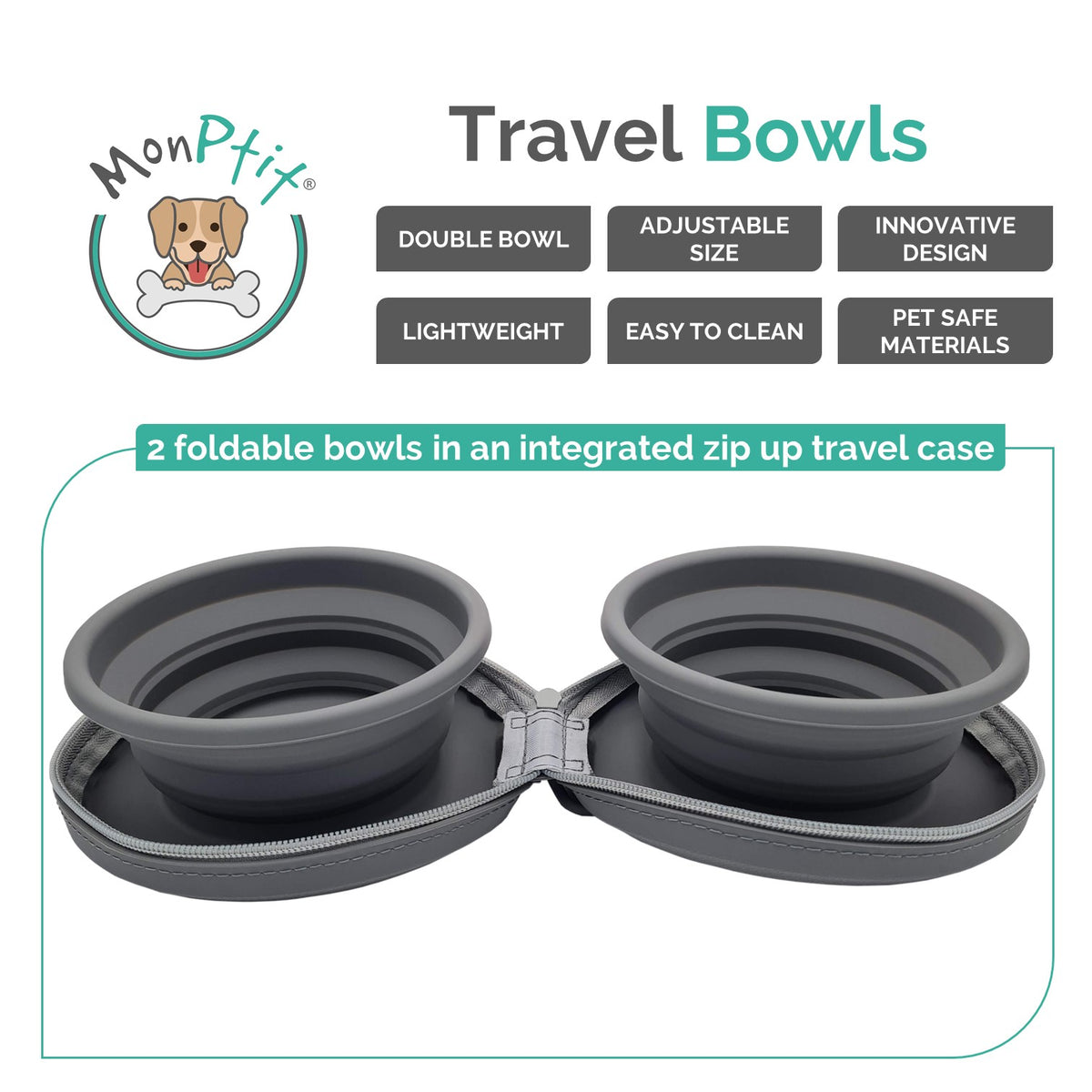 Pet Travel Bowls: Portable & Lightweight